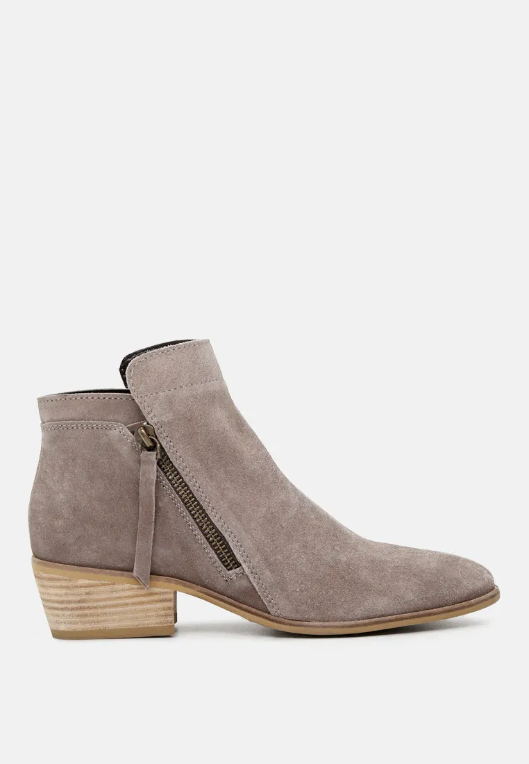 BESS Taupe Ankle Boots