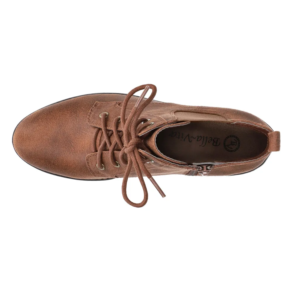 Bismark Round Toe Zippered Booties