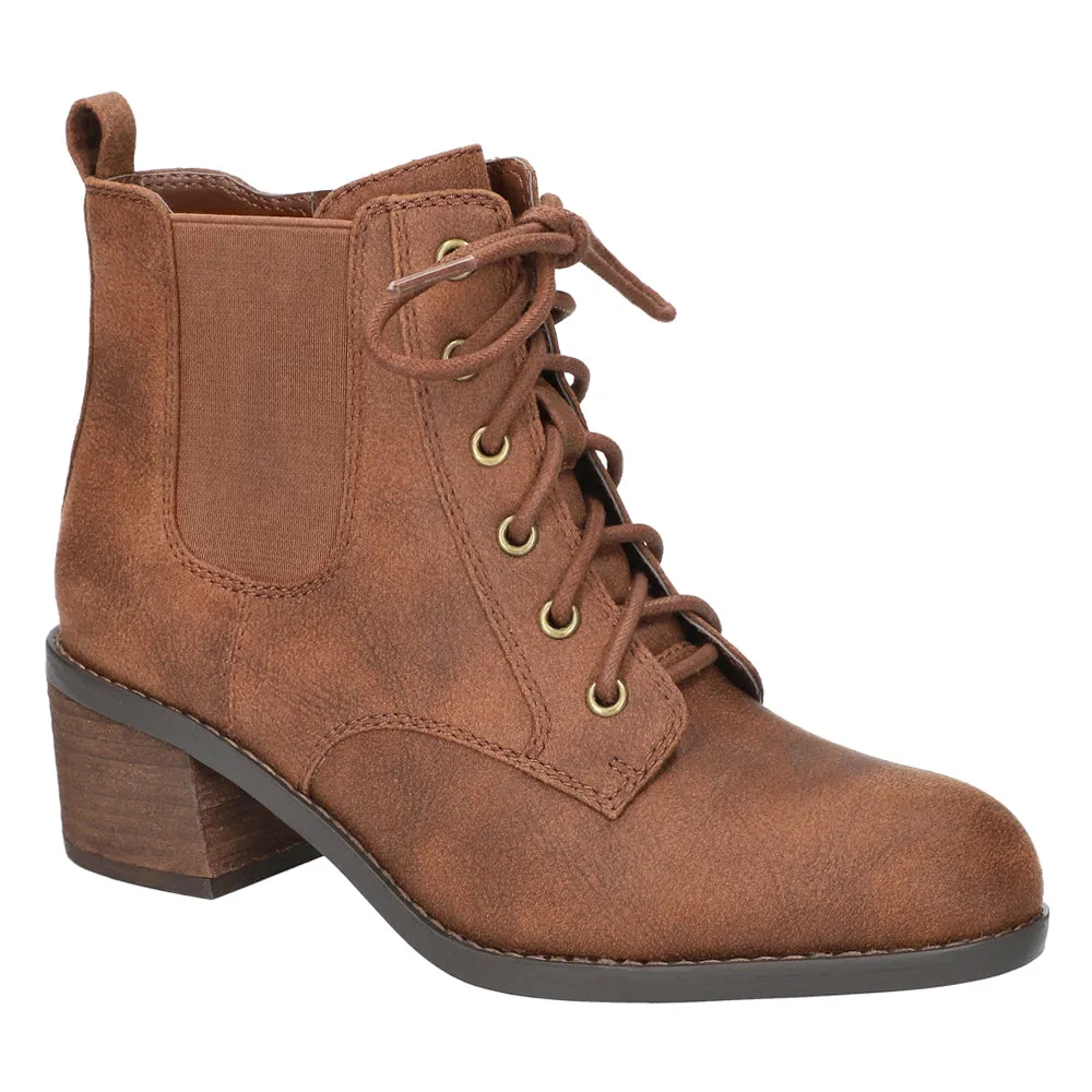 Bismark Round Toe Zippered Booties