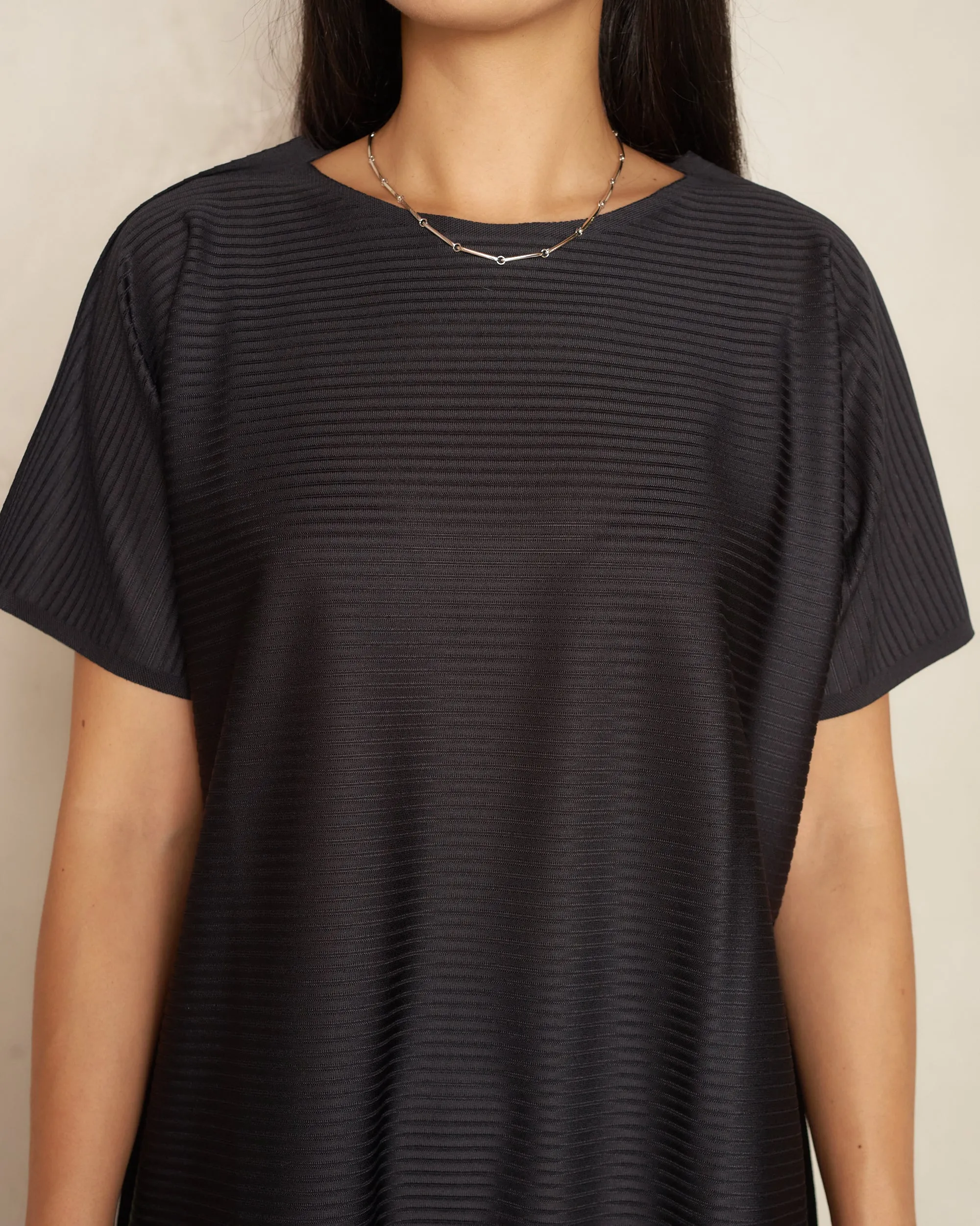 Black A-Poc Top