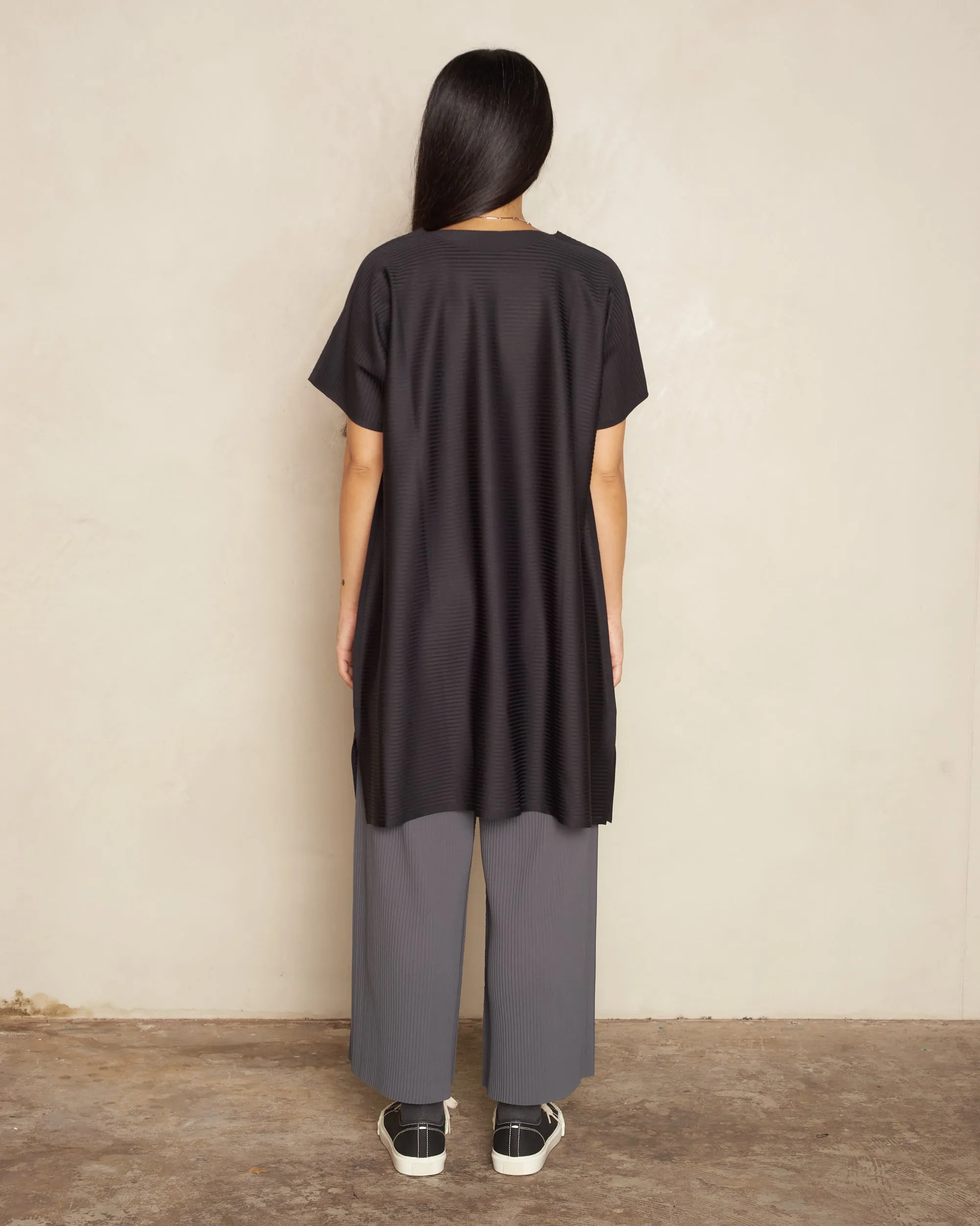 Black A-Poc Top