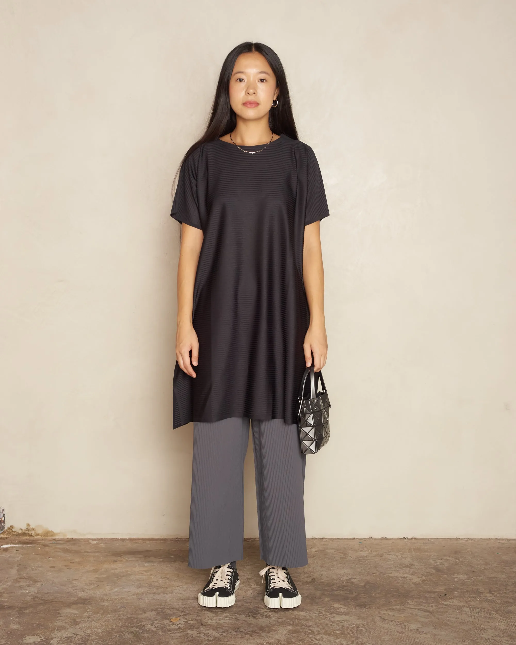 Black A-Poc Top