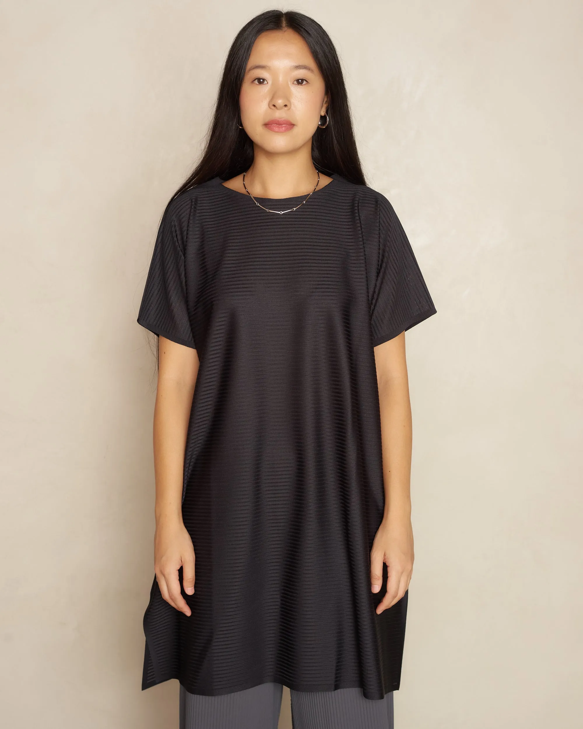 Black A-Poc Top