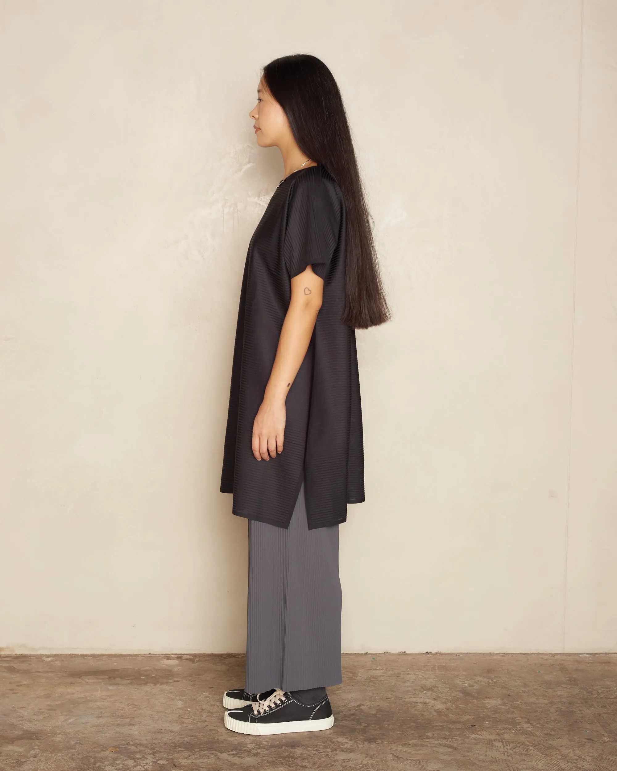 Black A-Poc Top