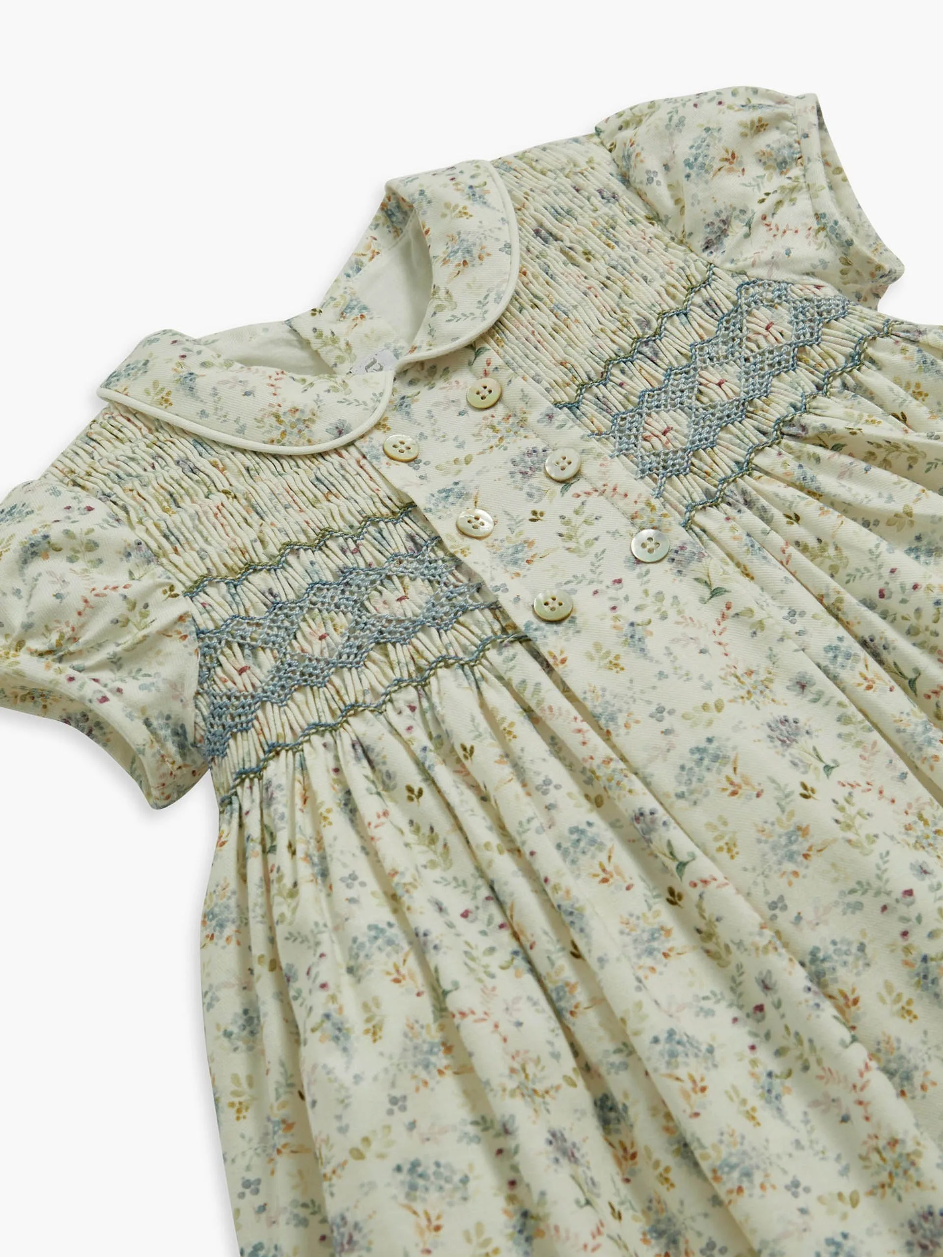 Blue floral Shirley dress
