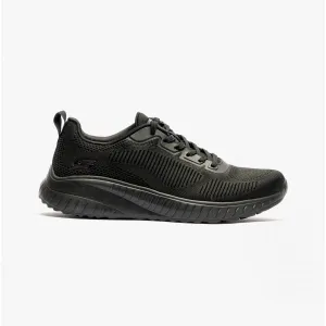 BOBS SQUAD CHAOS - FACE OFF Ladies Sporty Trainers Black