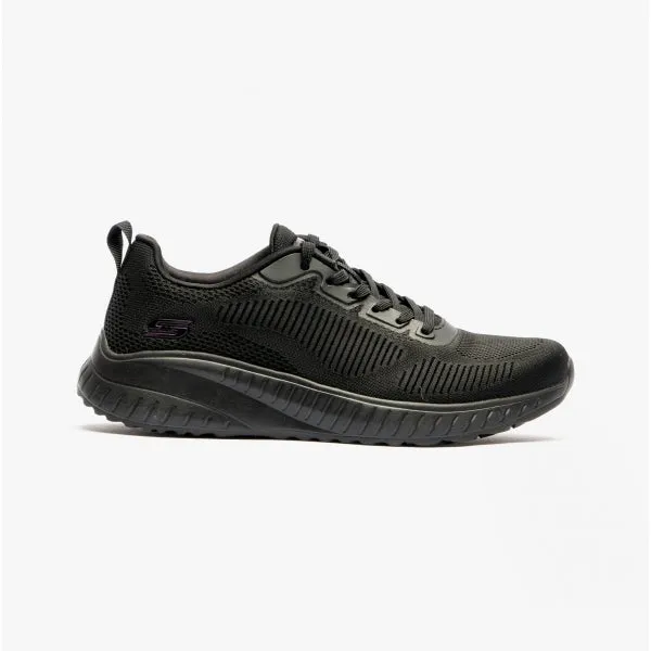 BOBS SQUAD CHAOS - FACE OFF Ladies Sporty Trainers Black