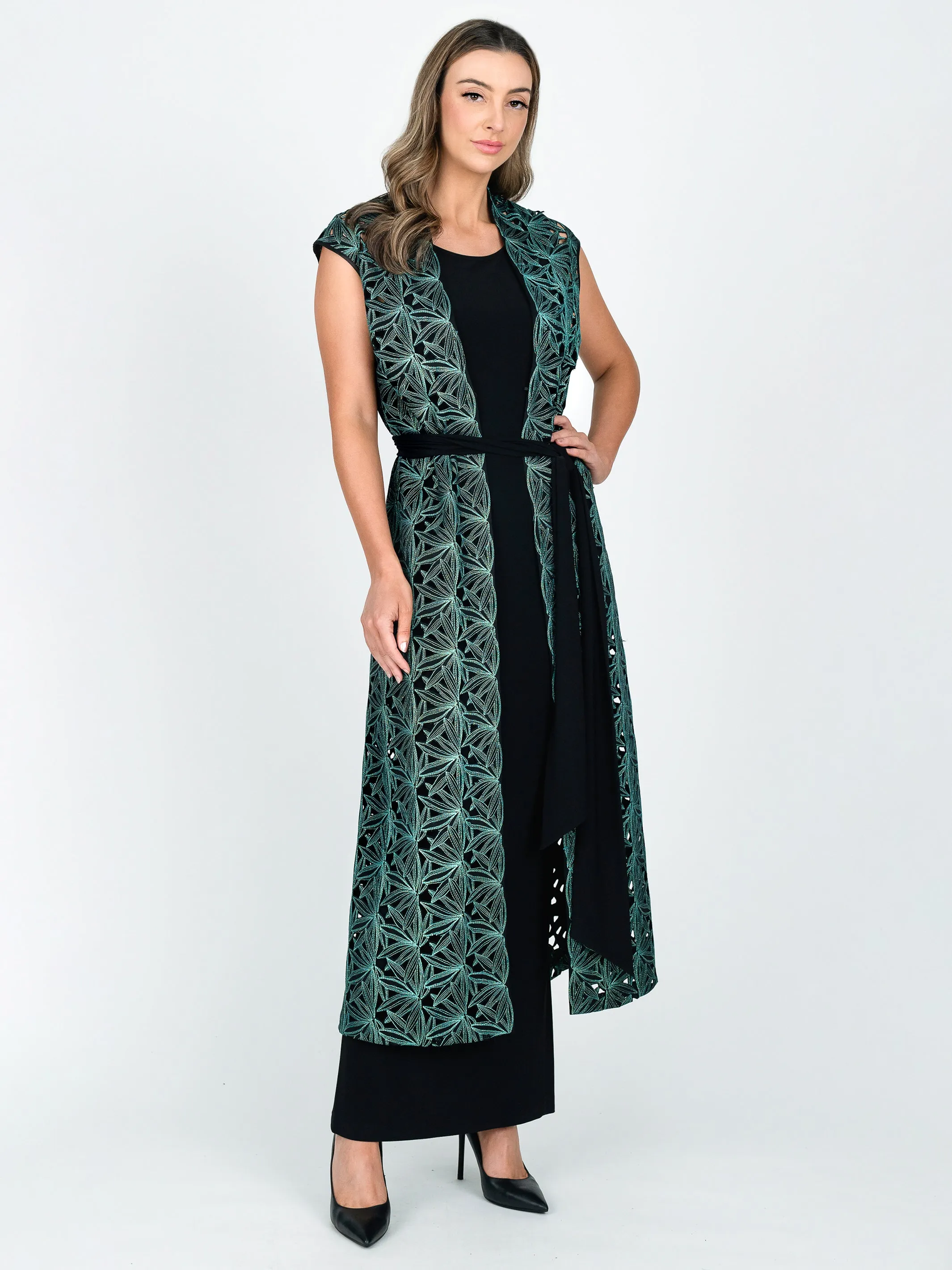BOTANICA Cap Sleeve Lace Coat