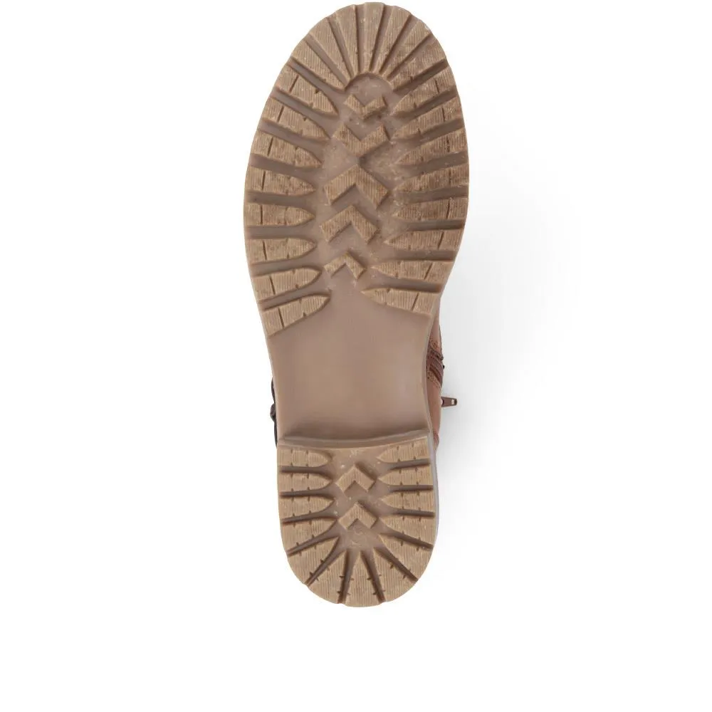 Buckle Mid Calf Boots - TELOO38009 / 324 493