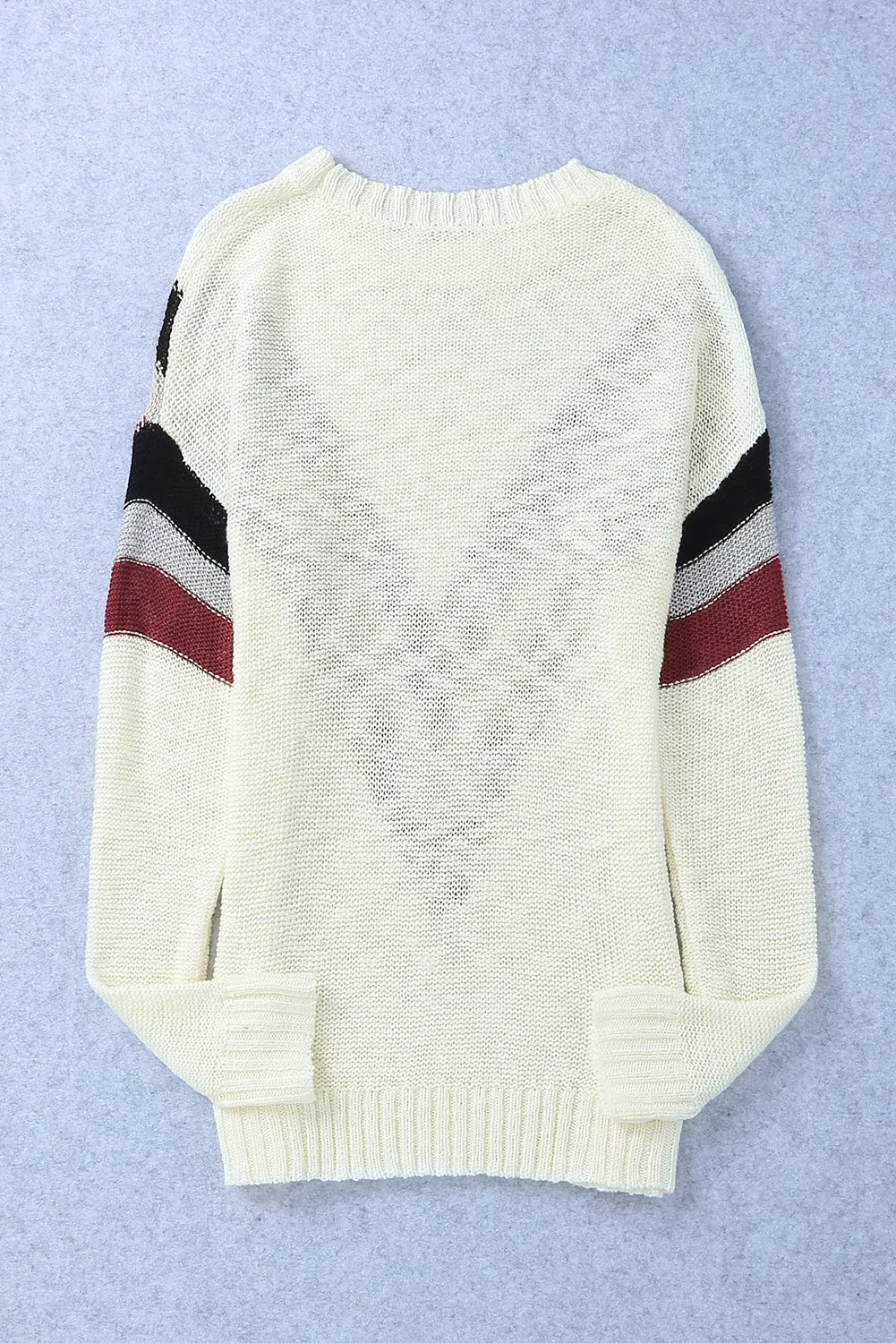 Cecilia Chevron Striped Sweater