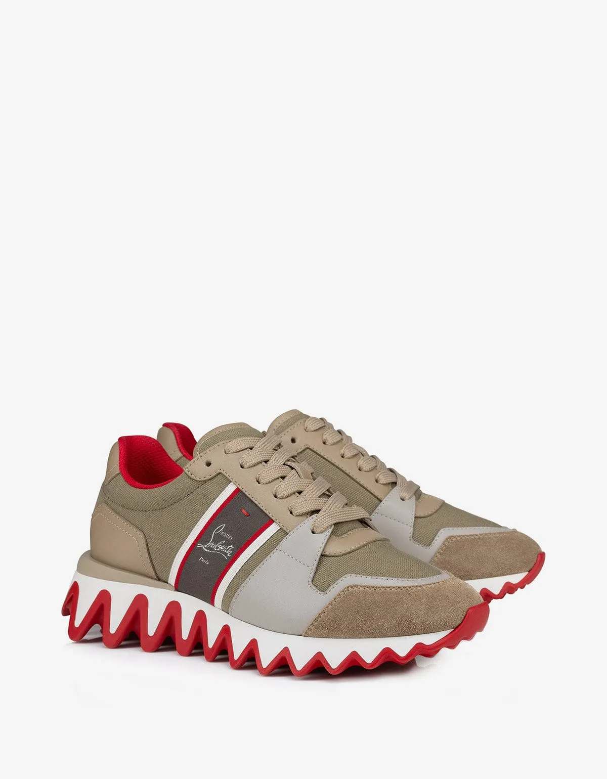 Christian Louboutin Nastroshark Saharienne Beige Trainers