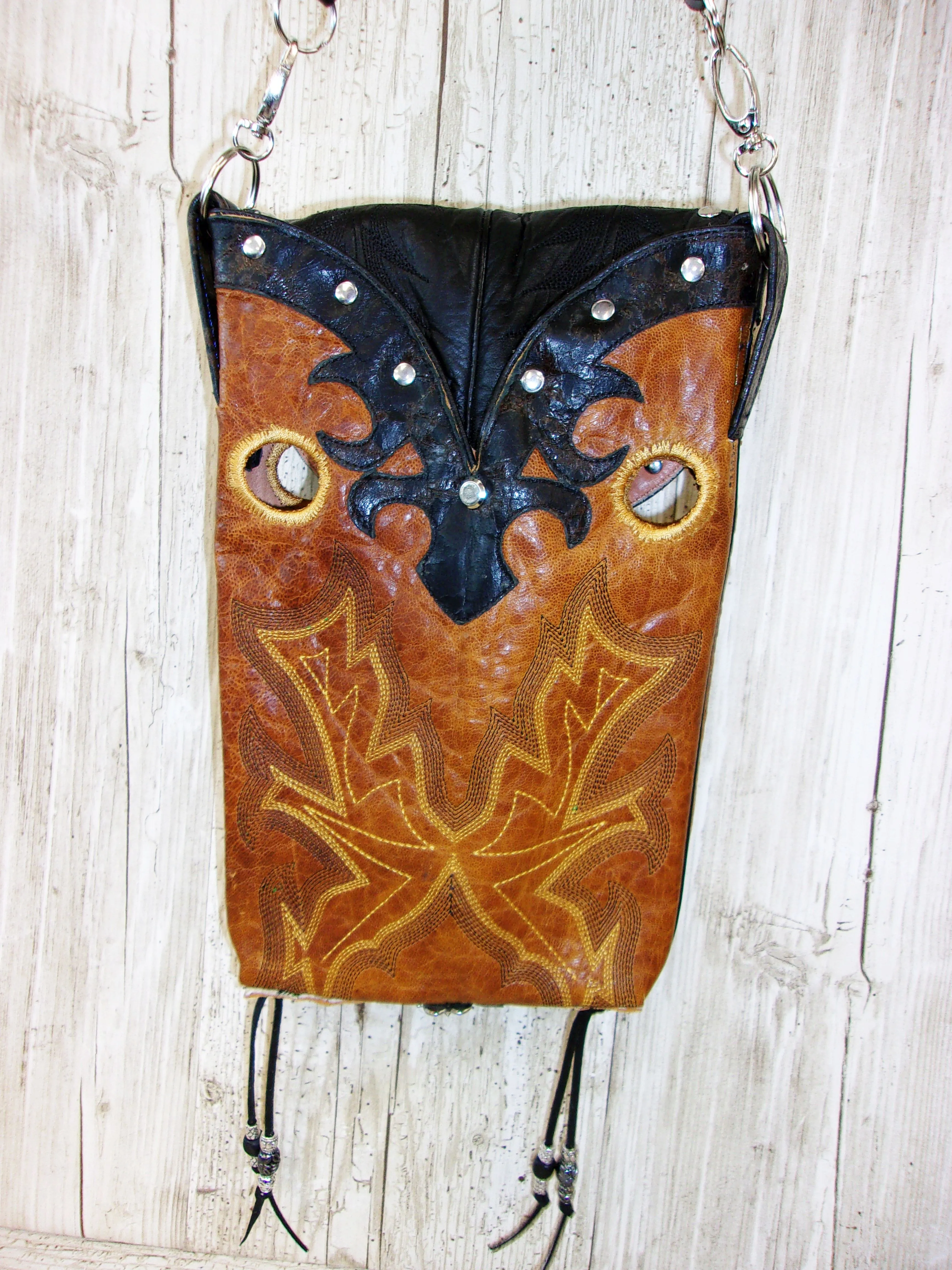 Cowboy Boot Crossbody Hipster Purse HP991