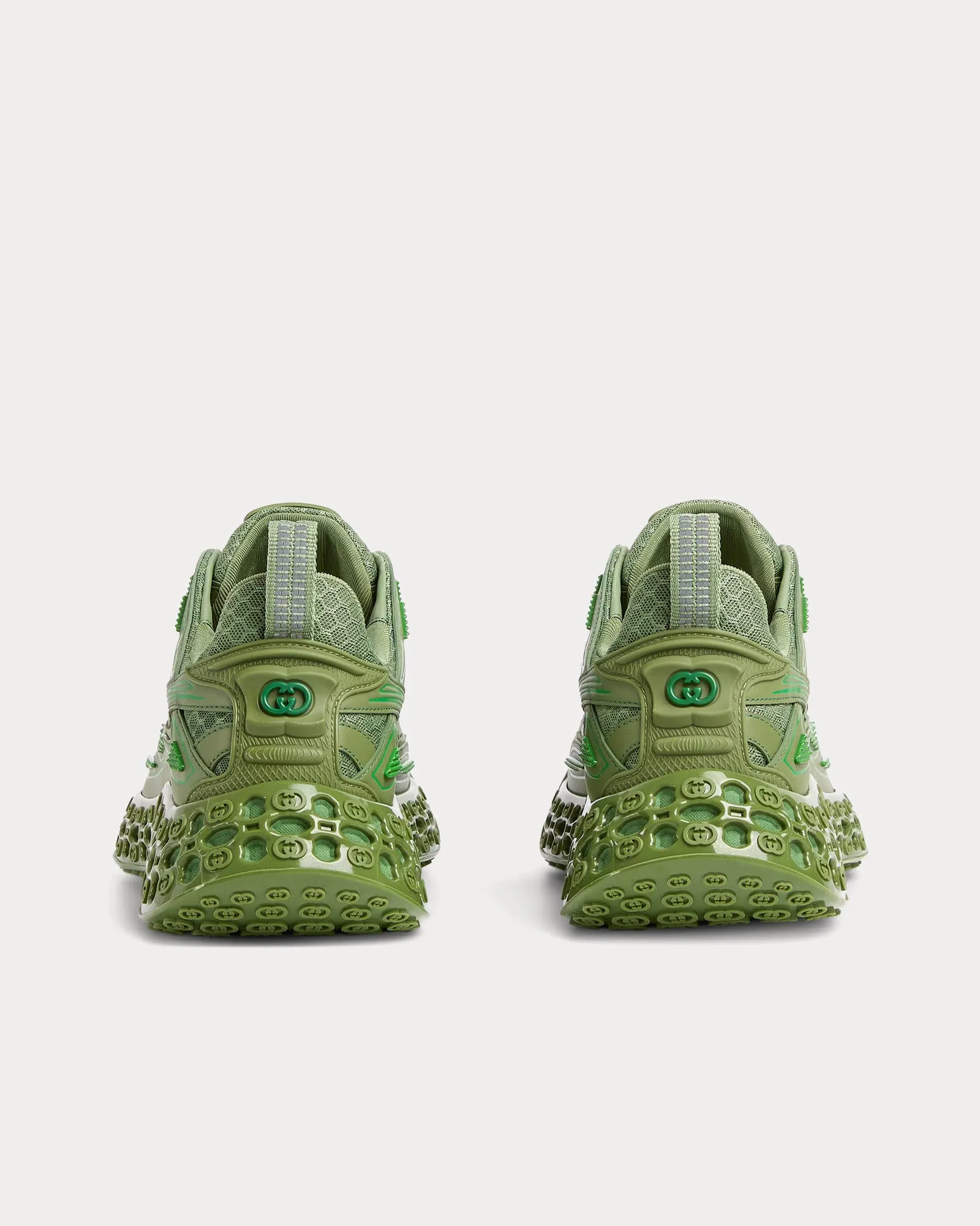 cub3d Demetra Green Low Top Sneakers