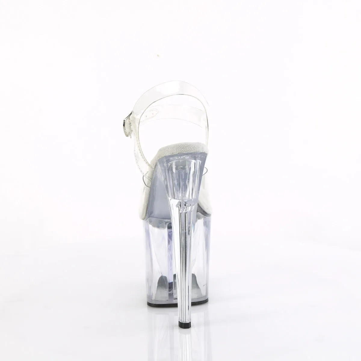 ENCHANT-708 Pleaser Transparent Platforms Sandals (Exotic Dancing)