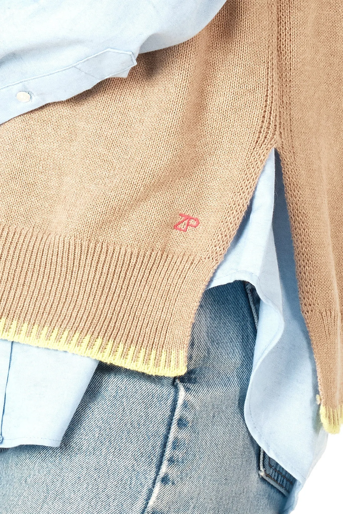 Essential Two Tone Knit Vest