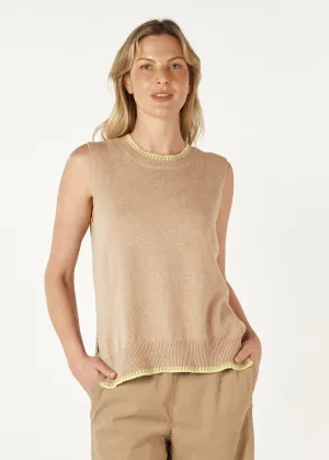 Essential Two Tone Knit Vest