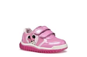 Geox Kids Trainers | Lightyloo | Dark Pink, Minnie Mouse