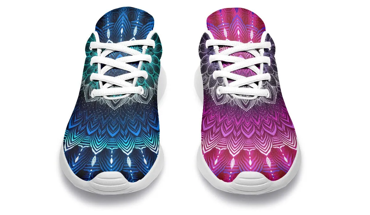 Glowing Mandala Classic Sneakers