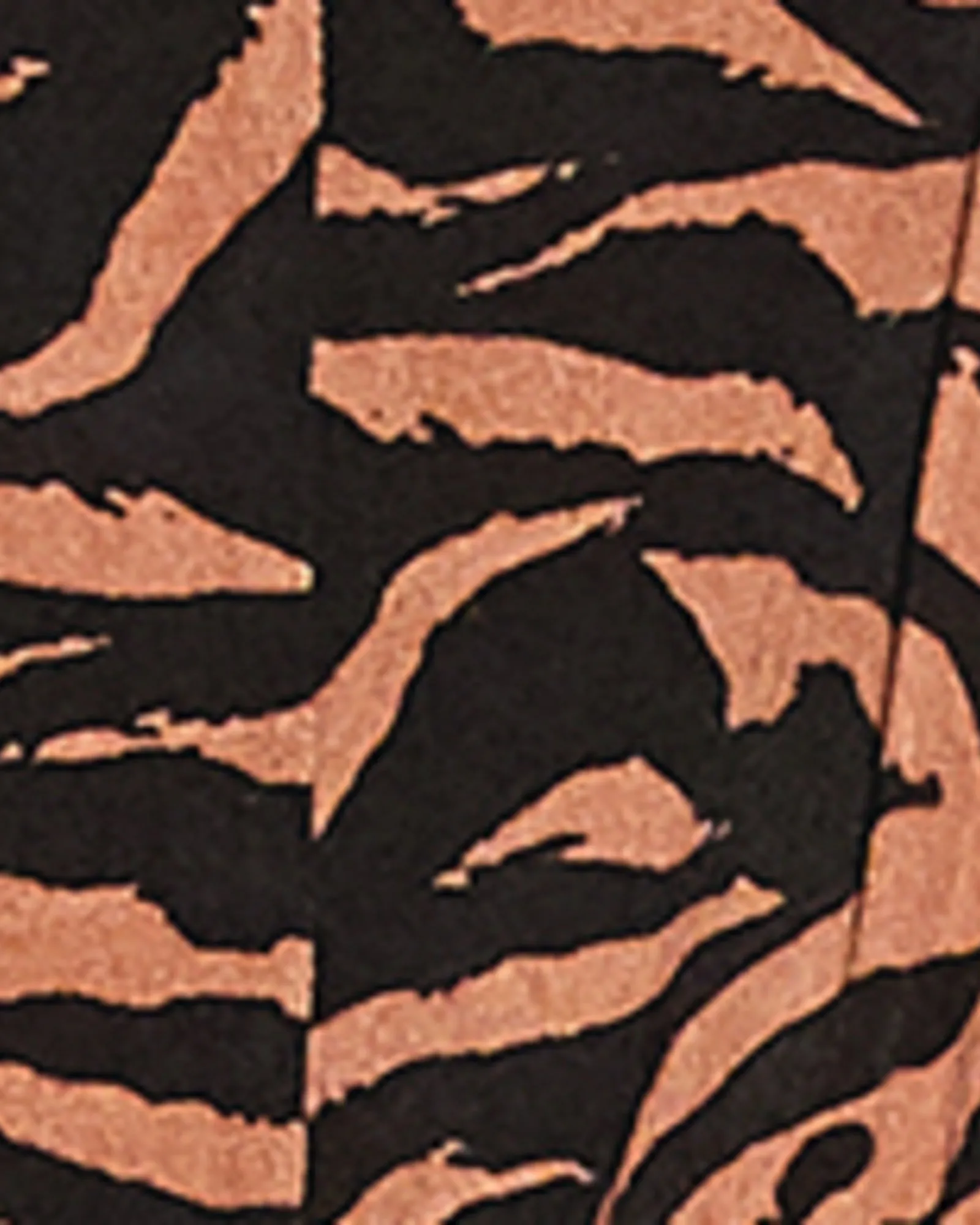 Hazel Tiger Print Short Jumpsuit | Black / Terracotta