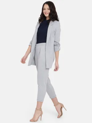 IS.U Grey Pleated Trouser