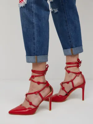 Lace-Up Heart Pump