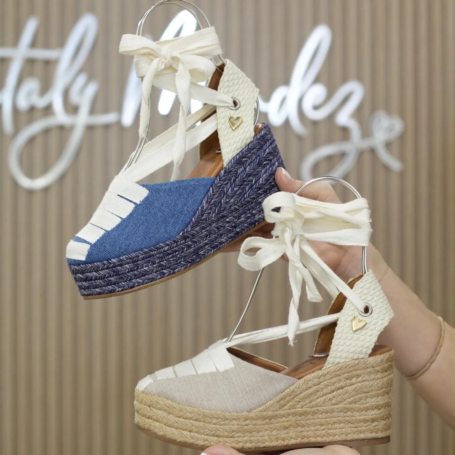 Leah Espadrilles - Blue
