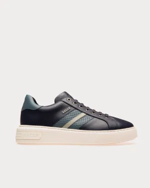 Marcus Leather Navy Low Top Sneakers