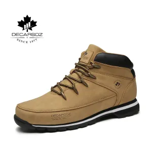 Men Basic Boots Shoes Men 2020 Autumn Winter Fashion Casual Boots Men Brand Ankle Botas New leather Classic Lace-up Men Boots
