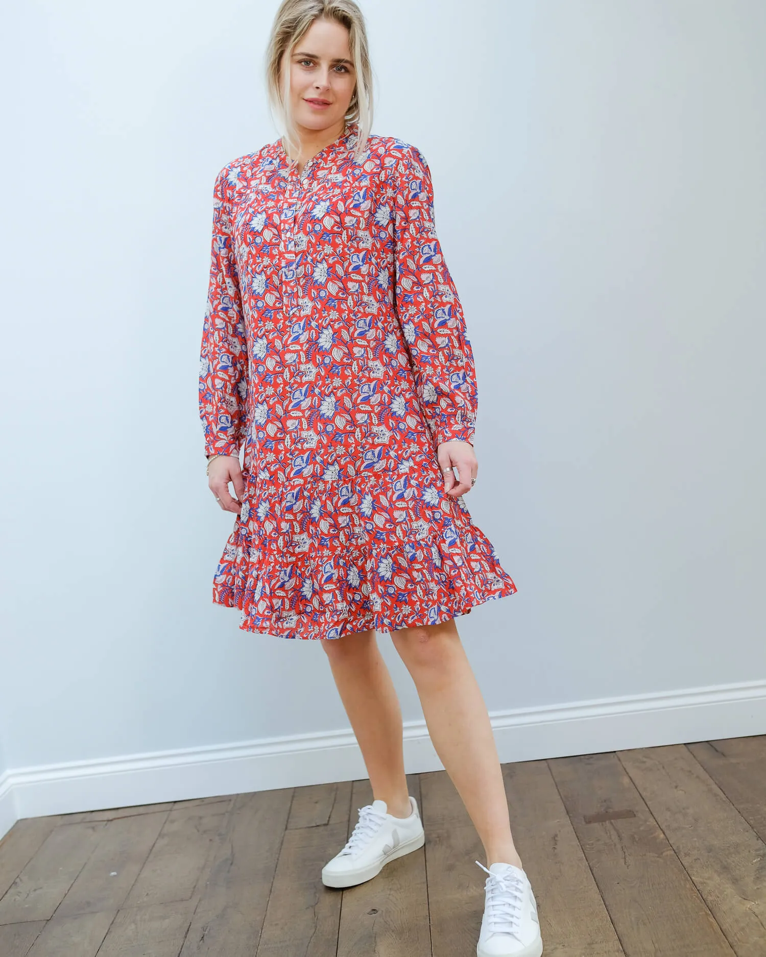 MOLIIN Melda dress in sun tomato