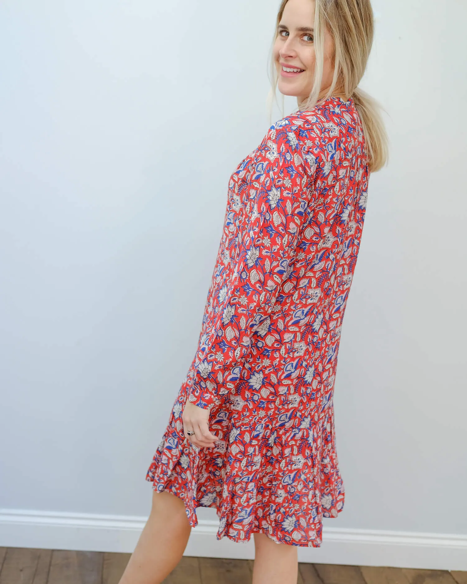 MOLIIN Melda dress in sun tomato