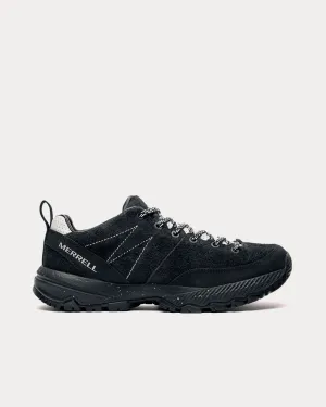 MQM Ace Leather Black Low Top Sneakers