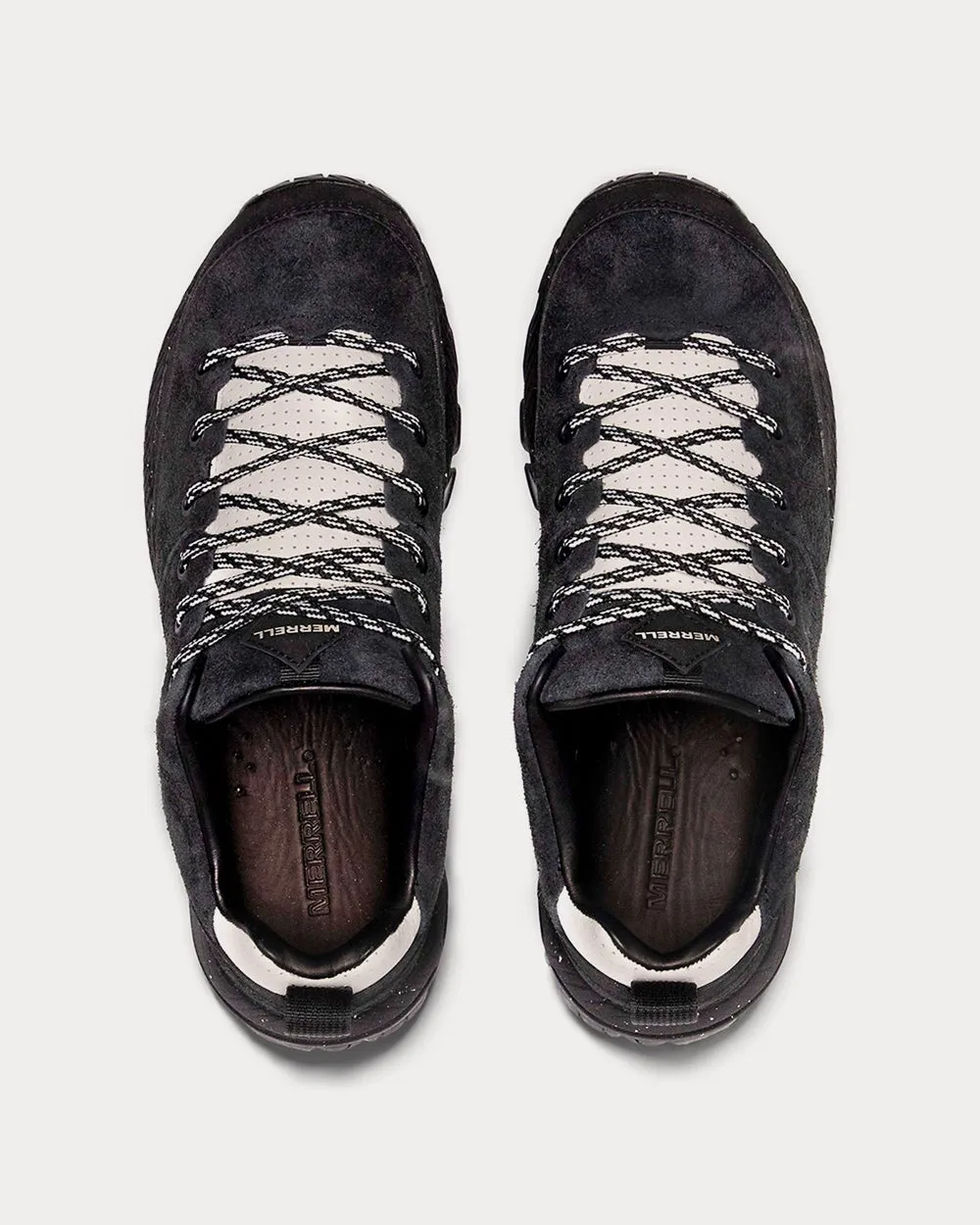 MQM Ace Leather Black Low Top Sneakers