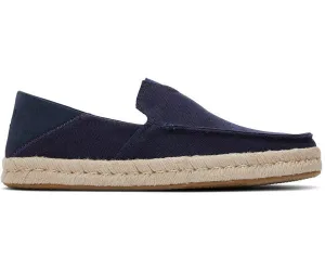 M's Alonso Loafer Rope Heritage Canvas/Suede - Navy