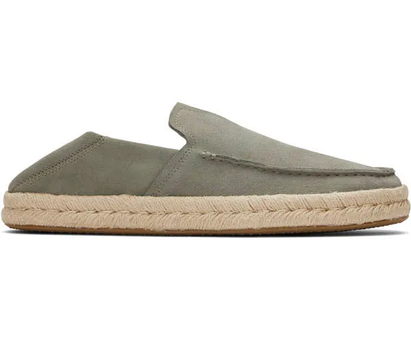 M's Alonso Loafer Rope Suede  - Vetiver Grey