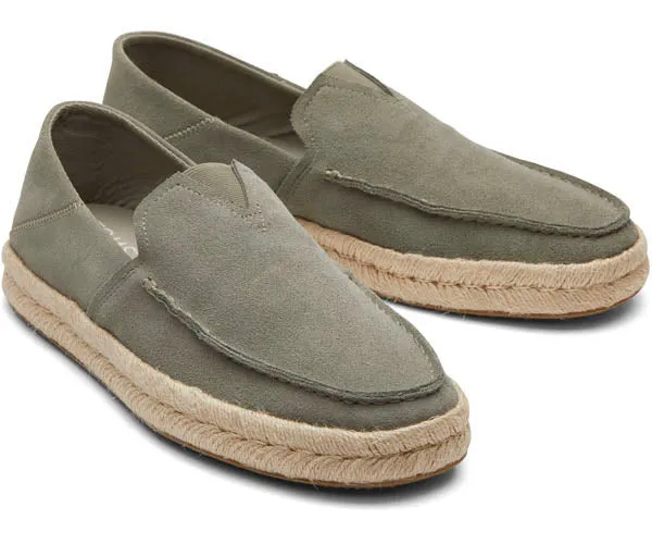 M's Alonso Loafer Rope Suede  - Vetiver Grey