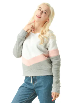Pastel Colour Block Sweatshirt