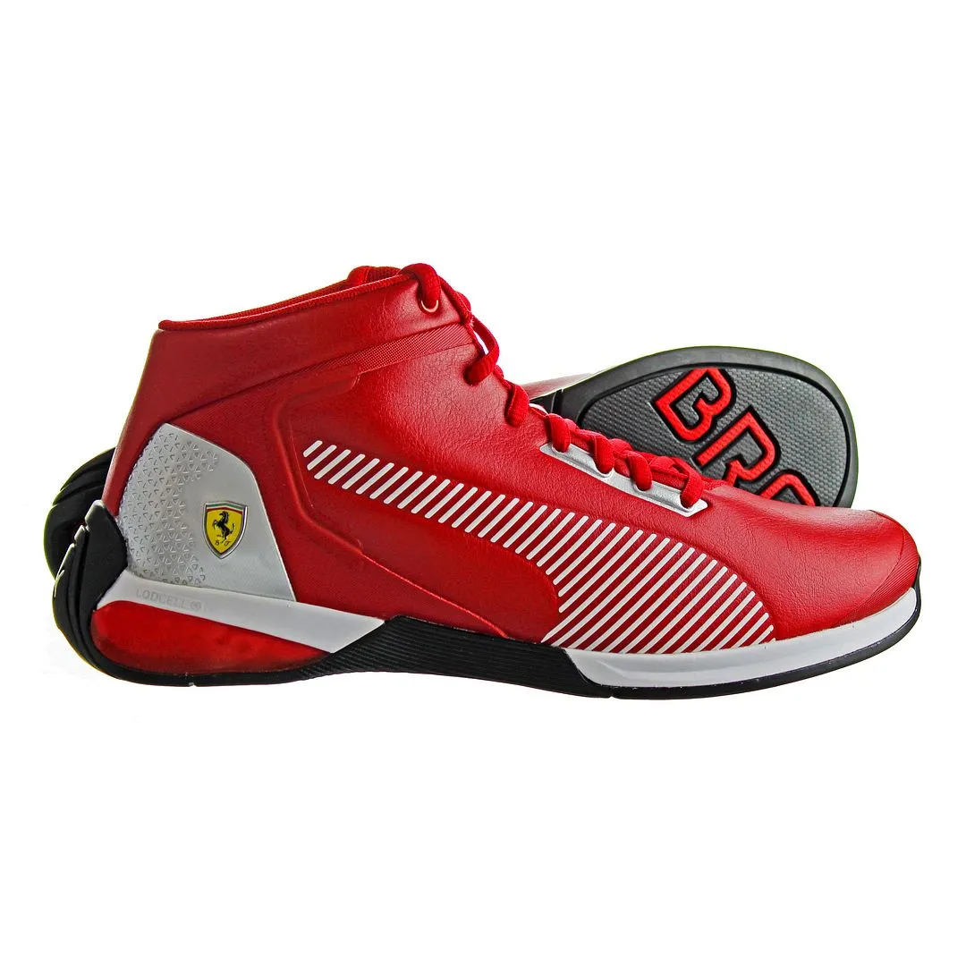 Puma Ferrari Race Kart Cat-x Mens Red Mid Trainers