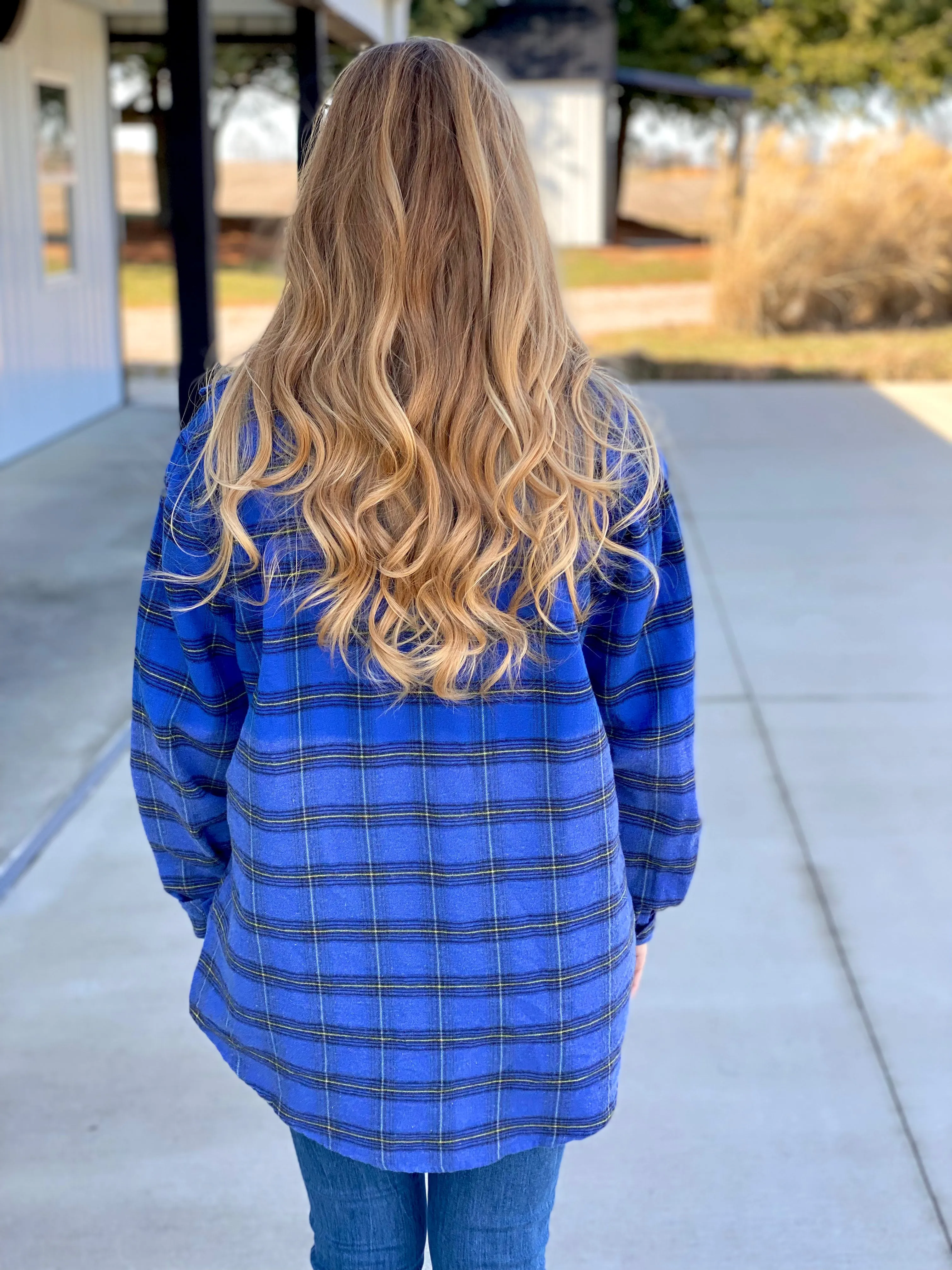 Royal Two Tone Washed Flannel