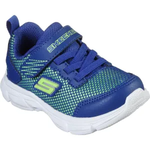 Skechers Advance-Intergrid Touch Fastening Strap Trainer with Two Layer Mesh Upper