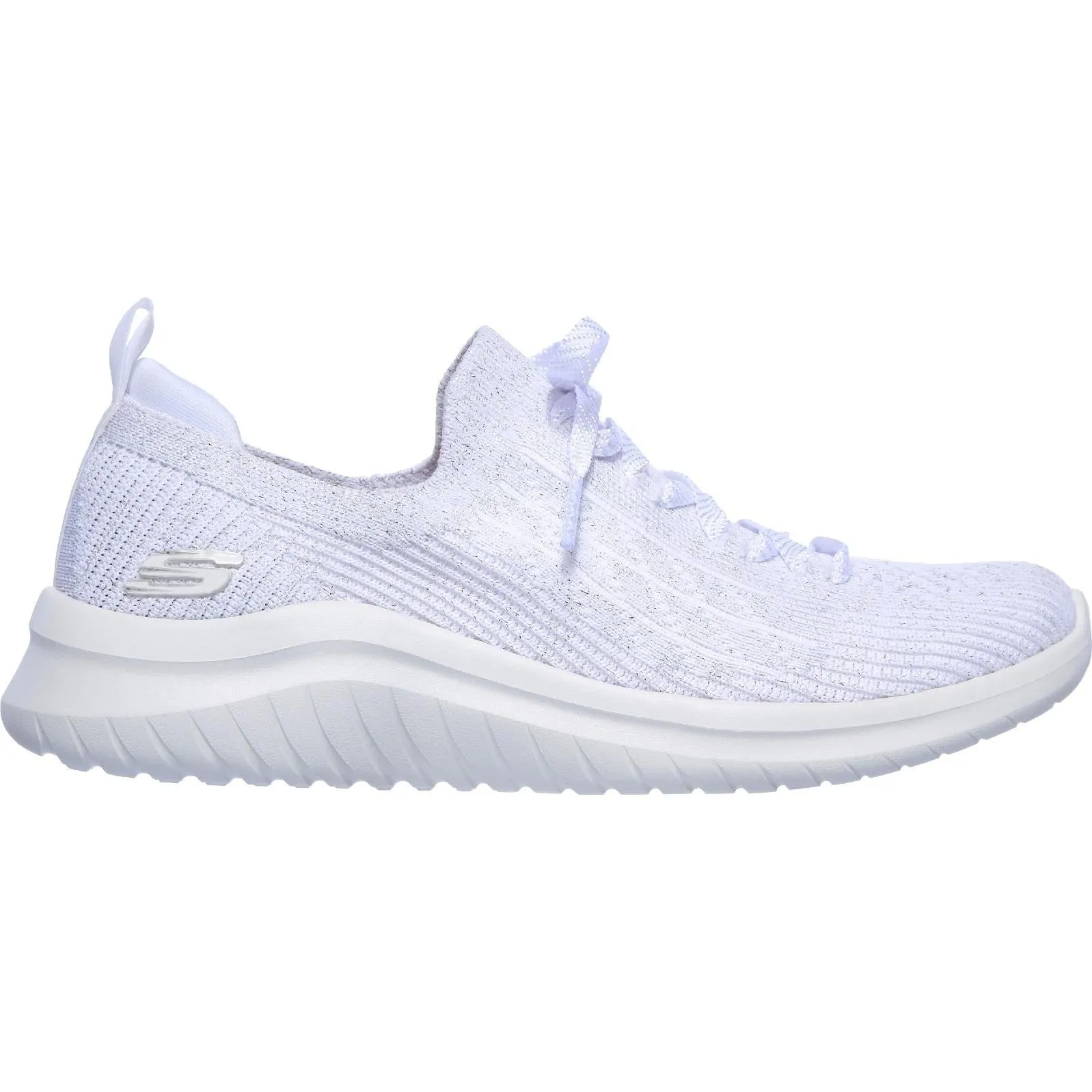 Skechers Ultra Flex 2.0 Glimmer Sky Slip On Sports Trainers