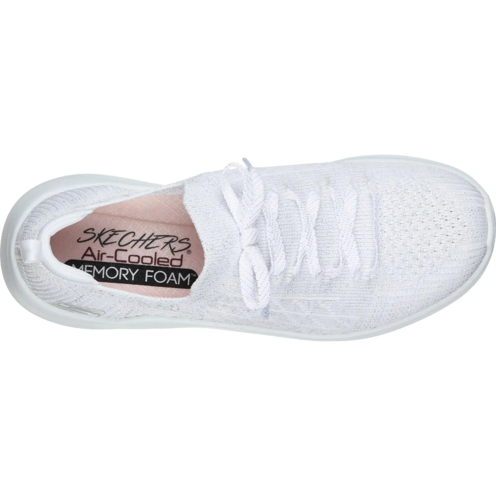 Skechers Ultra Flex 2.0 Glimmer Sky Slip On Sports Trainers
