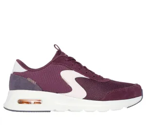 Skechers Womens Trainer Skech-Air Court Air Wave Burgundy/Multi