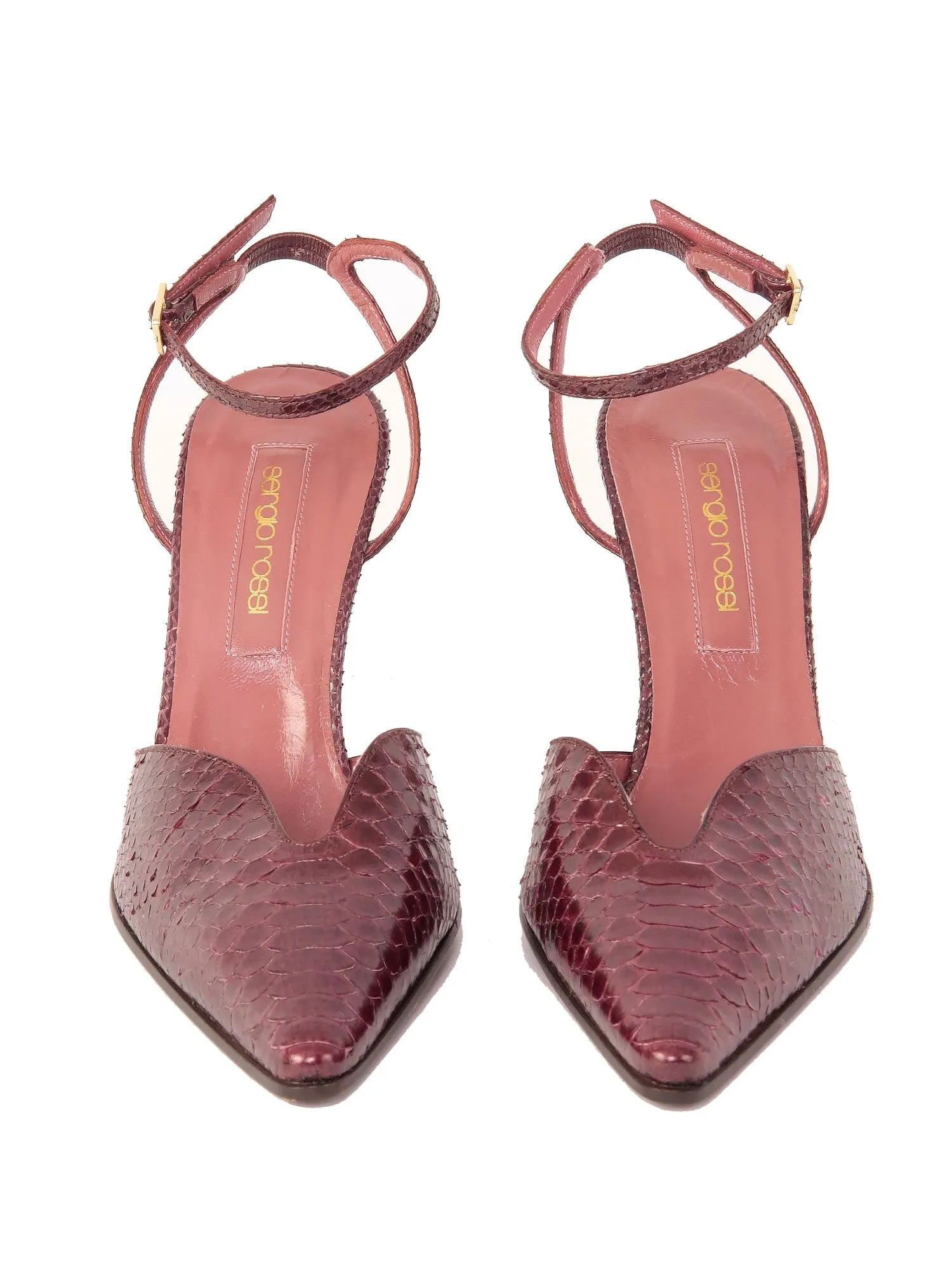 Snakeskin Pumps