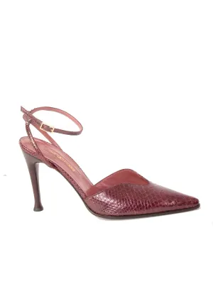 Snakeskin Pumps