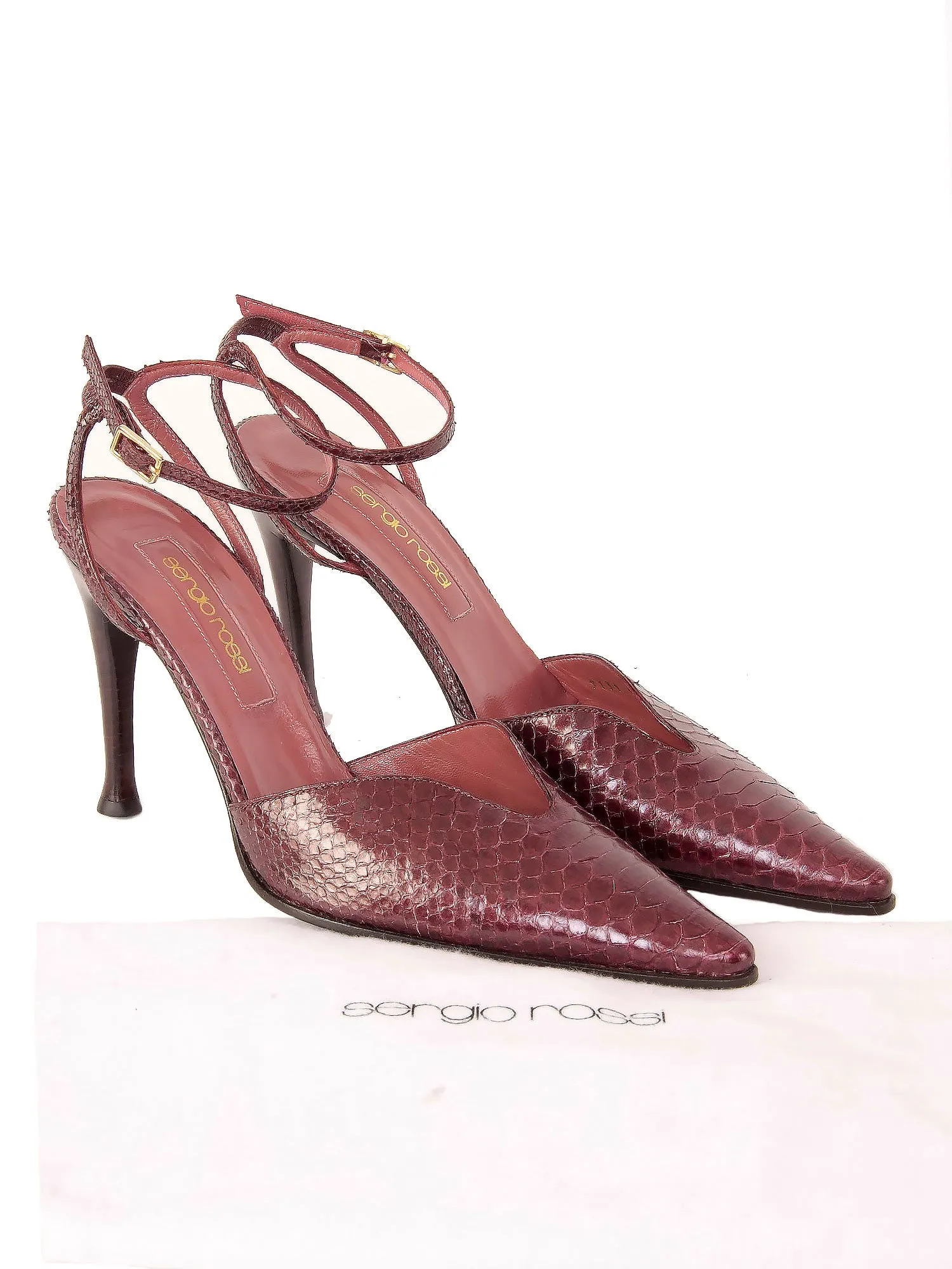 Snakeskin Pumps