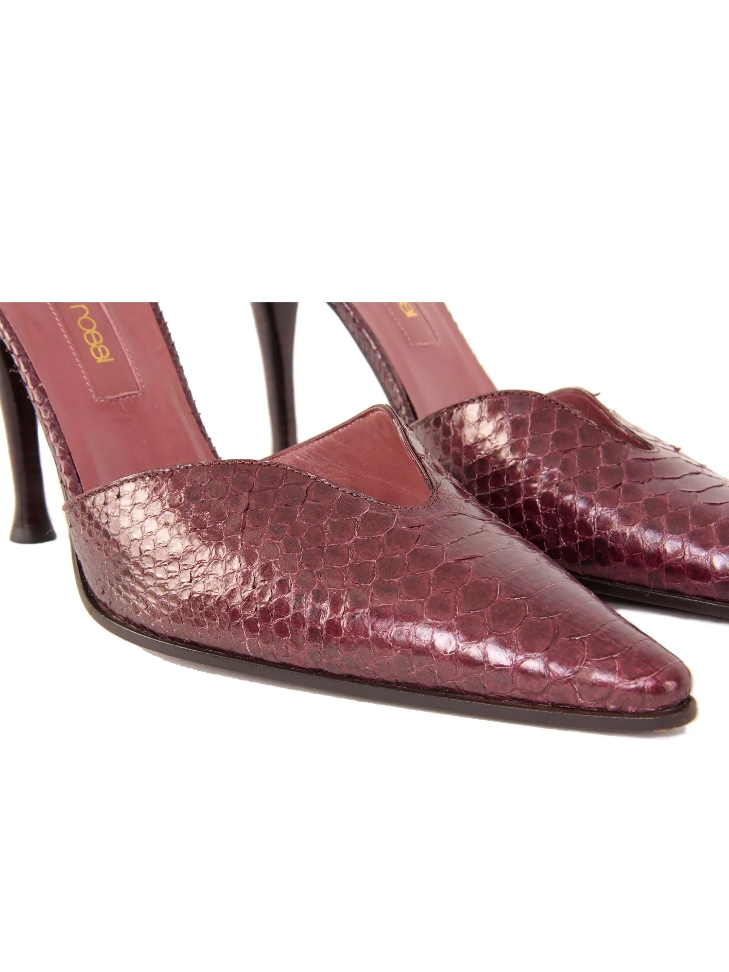 Snakeskin Pumps