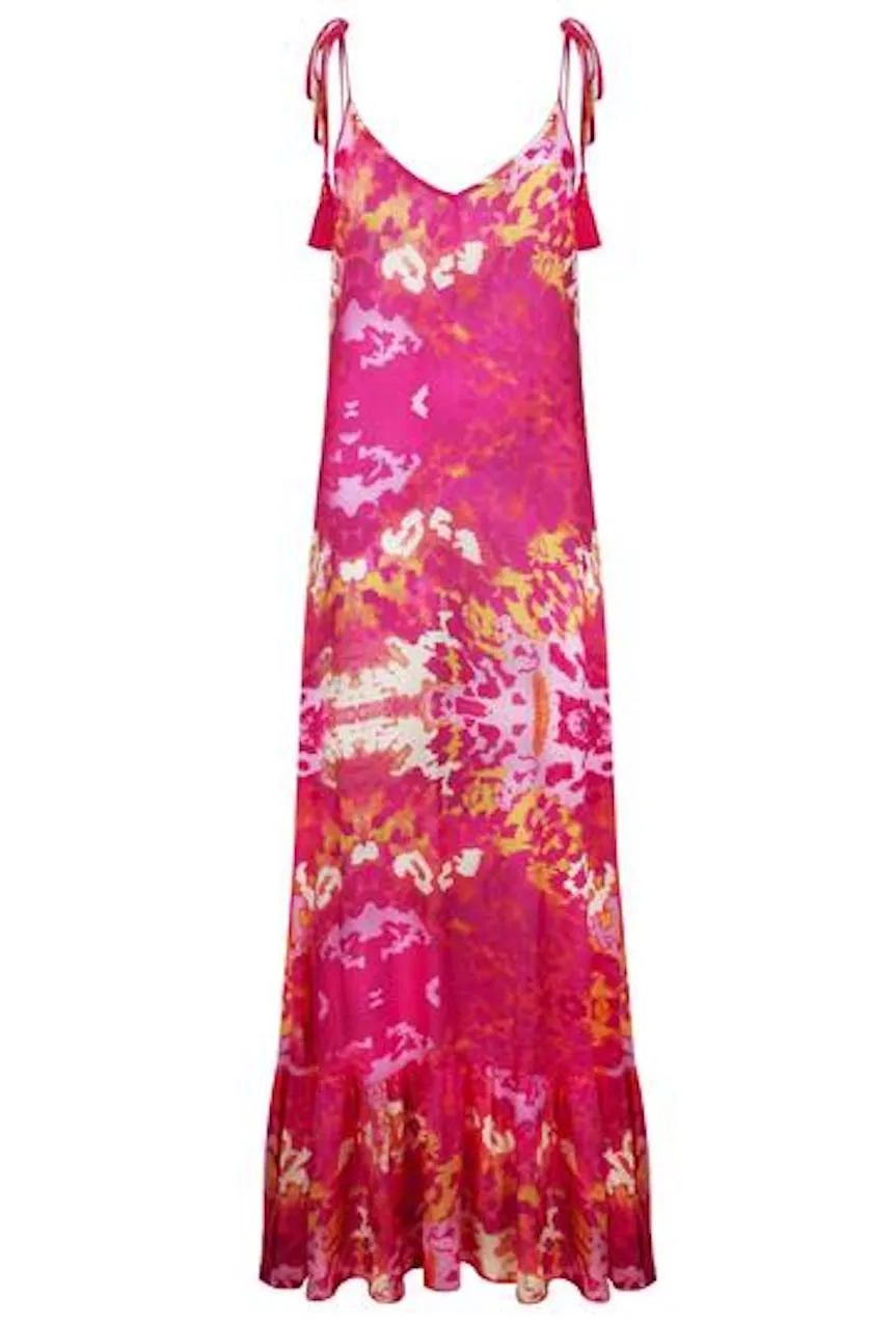 Sophia Alexia Sun Maxi Dress in Exotic Pink