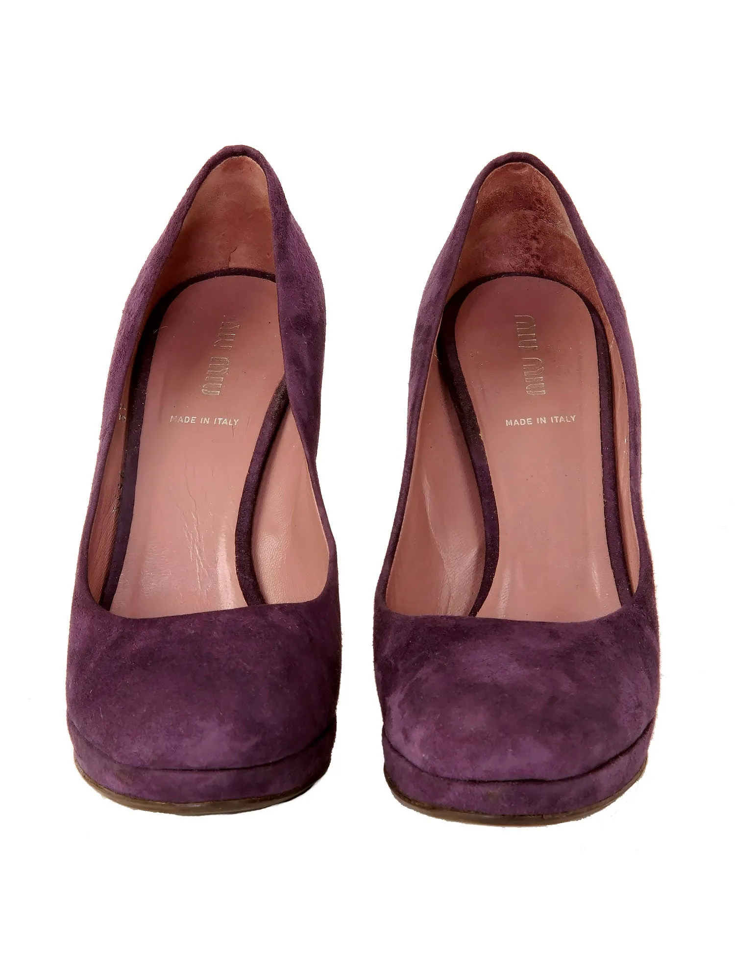 Suede Pumps