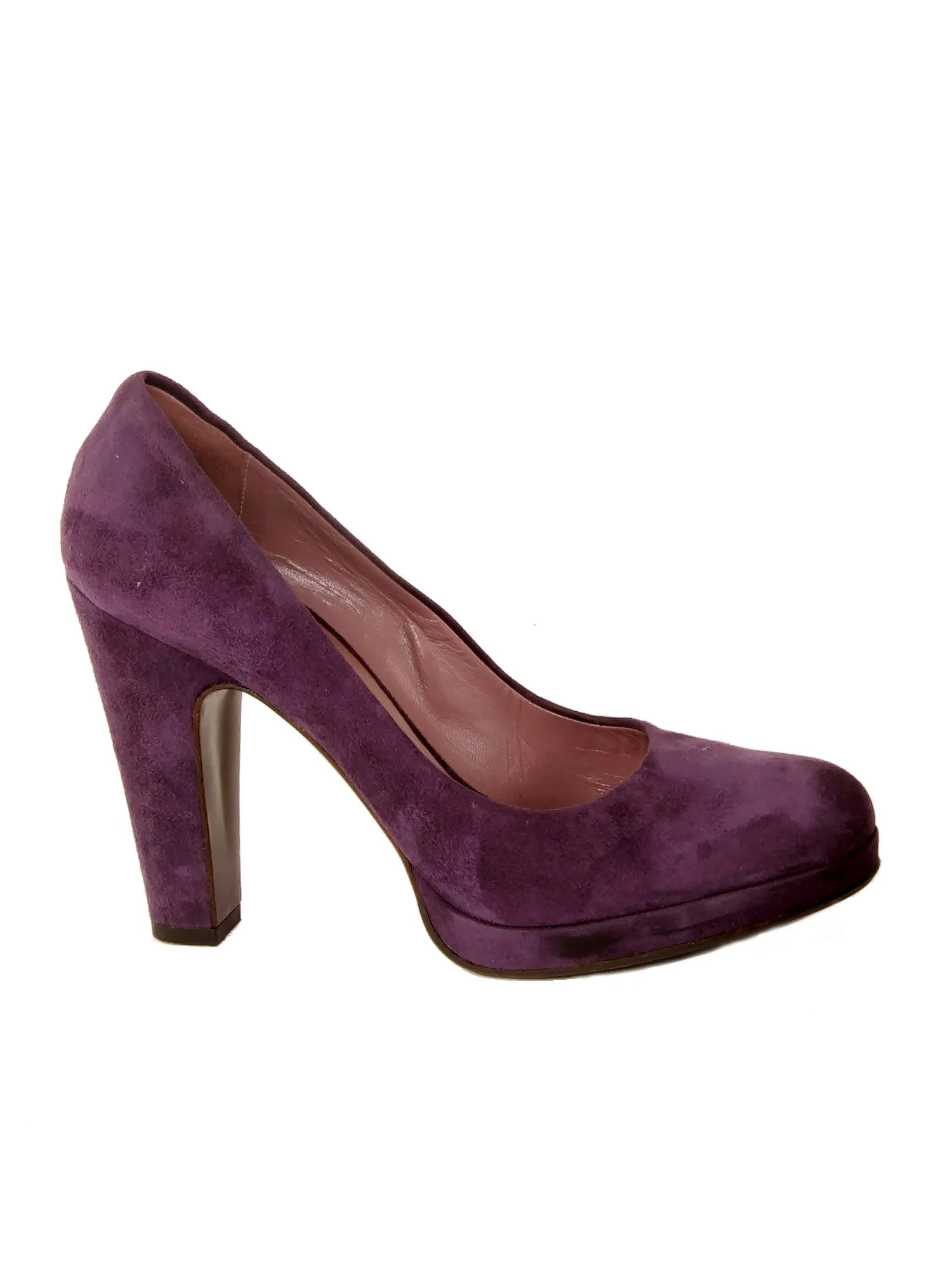 Suede Pumps