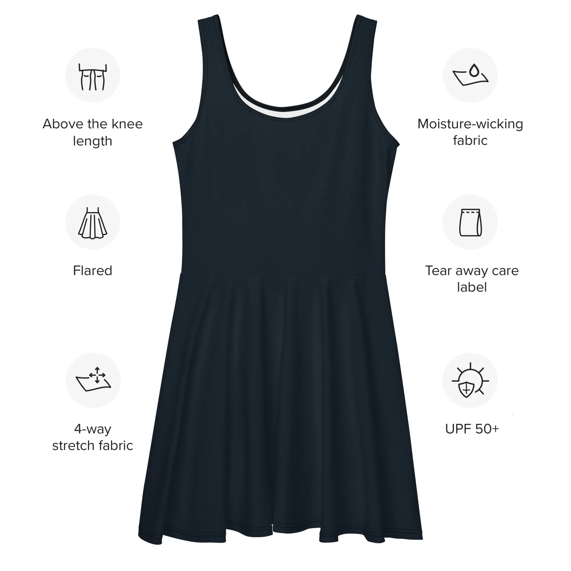 Timeless Chic Signature Black Skater Dress, lioness-love